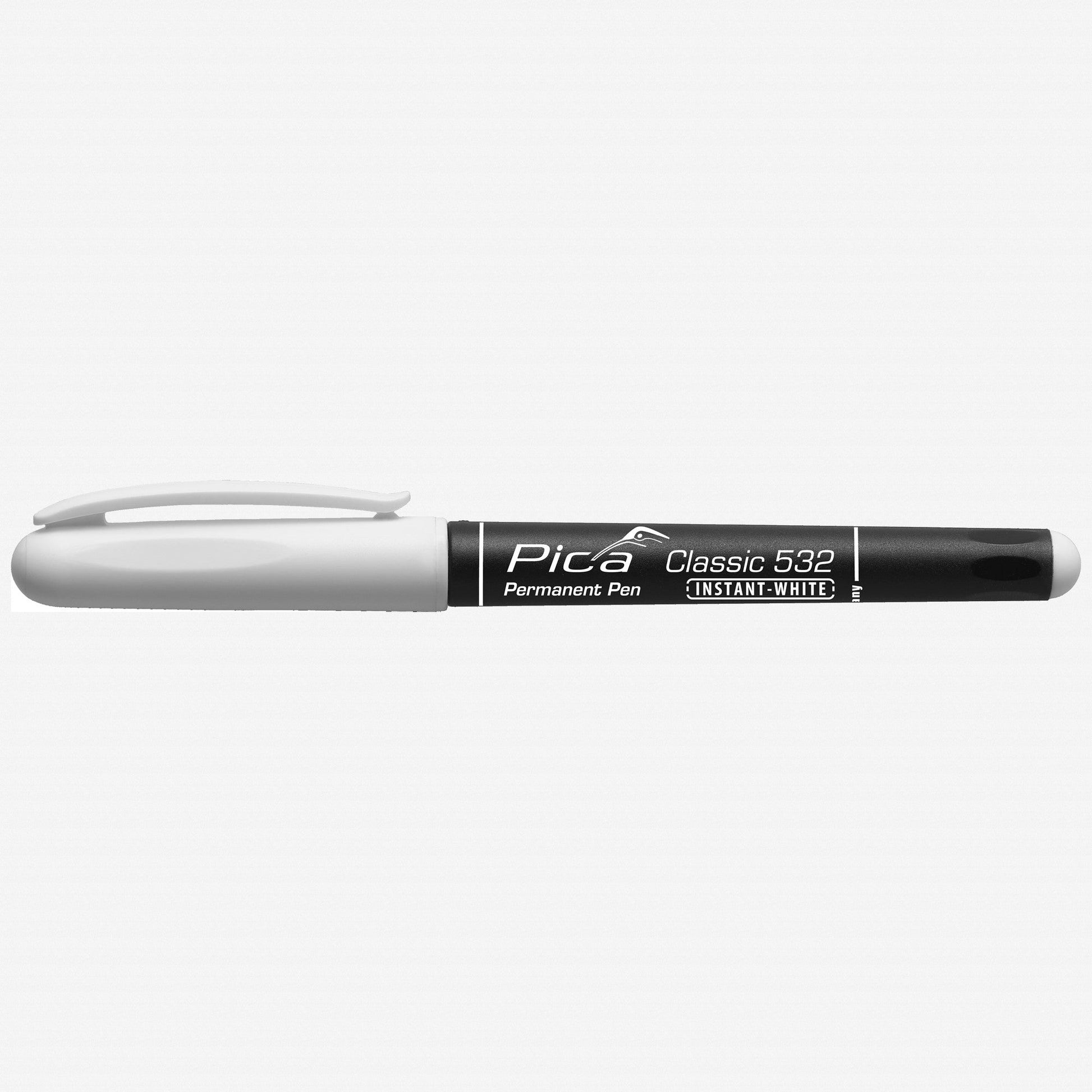Pica Classic Fine Tip Permanent Pen, INSTANT WHITE, 1-2mm - PA532/52/SB - KC Tool