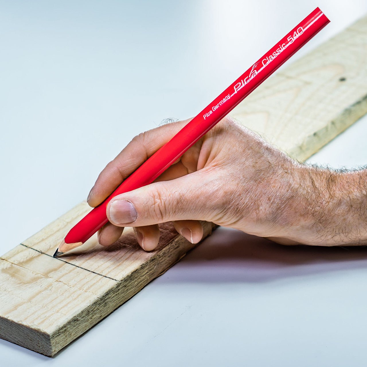 Pica Classic Oval Carpenter Pencil, 24 cm, 10 Pieces - PA540/24-10 - KC Tool