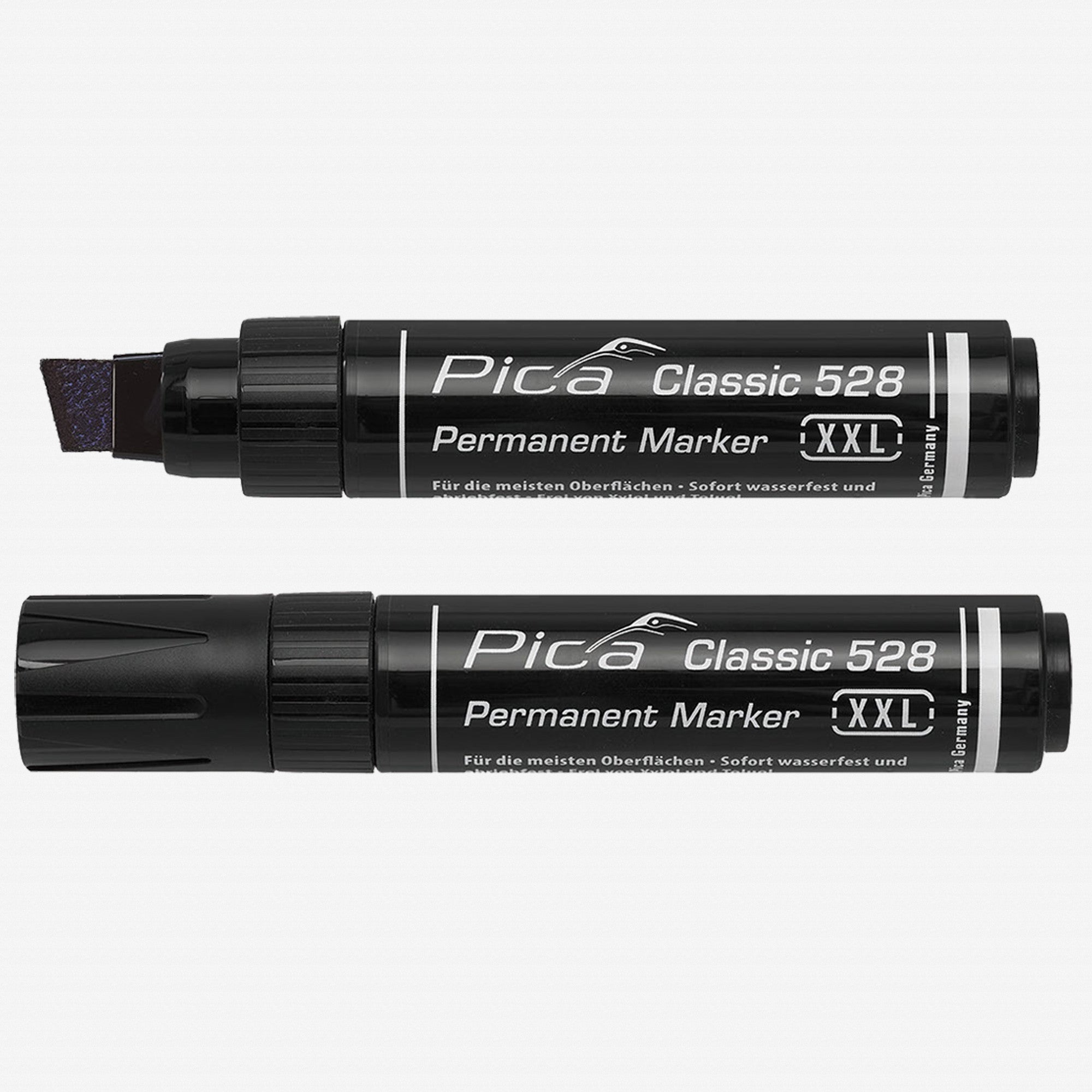 Pica Classic Permanent Marker XXL Black, 4-12mm, Chisel Tip - PA528/46/SB - KC Tool
