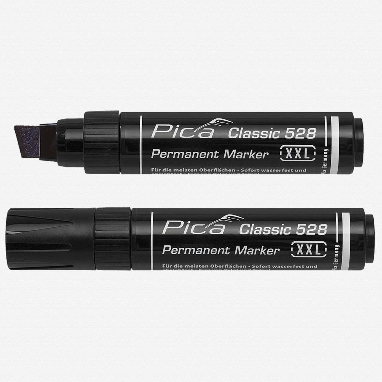 Pica Classic Permanent Marker XXL Black, 4 - 12mm, Chisel Tip - PA528/46/SB - KC Tool