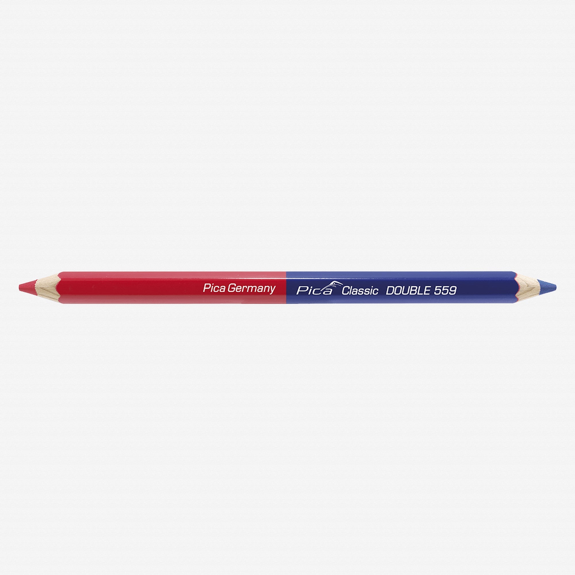 Pica DOUBLE Blue/Red Pencil, Box of 10 Pieces - PA559-10 - KC Tool