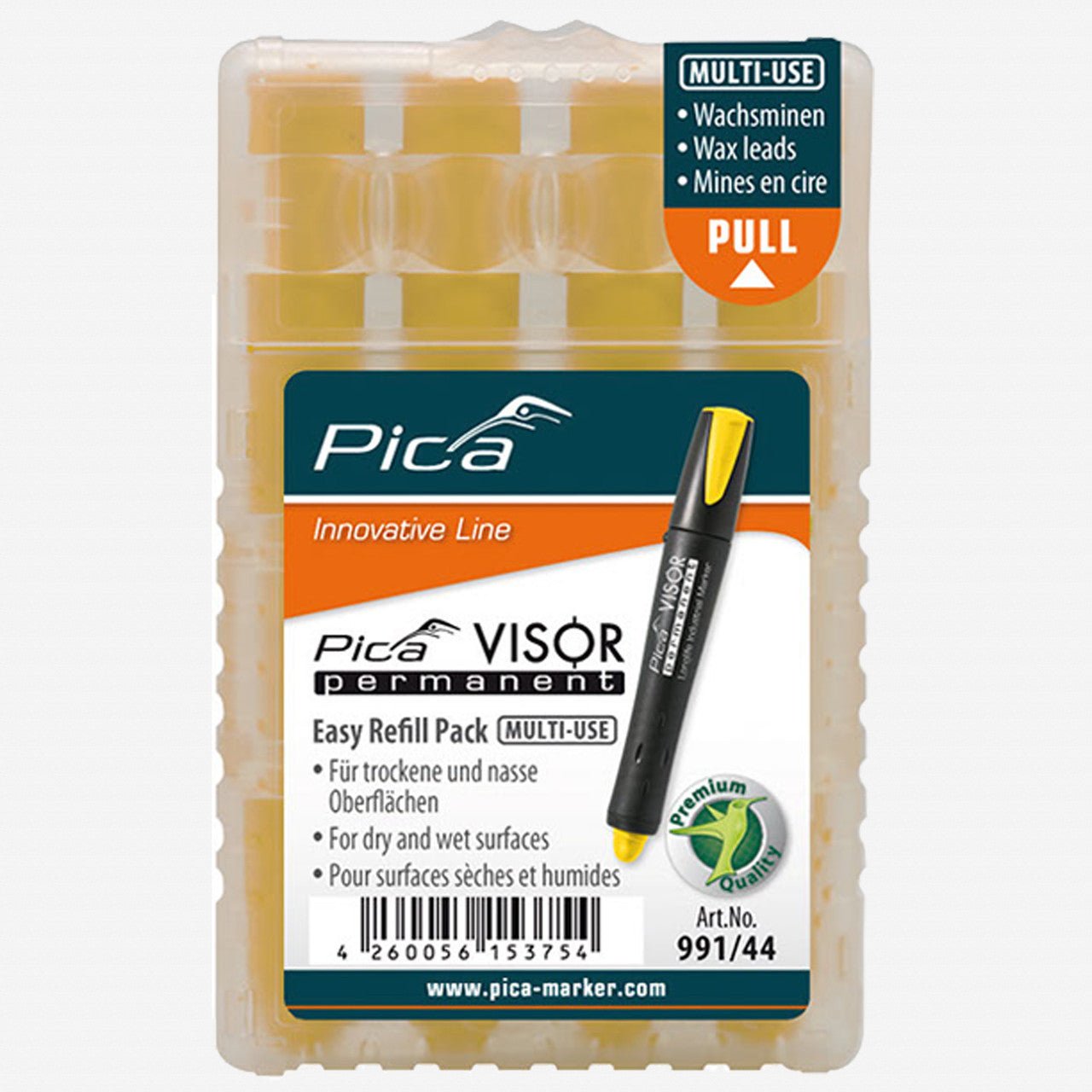 Pica VISOR permanent Refill Pack, 4 Pieces - PA991/054 - KC Tool