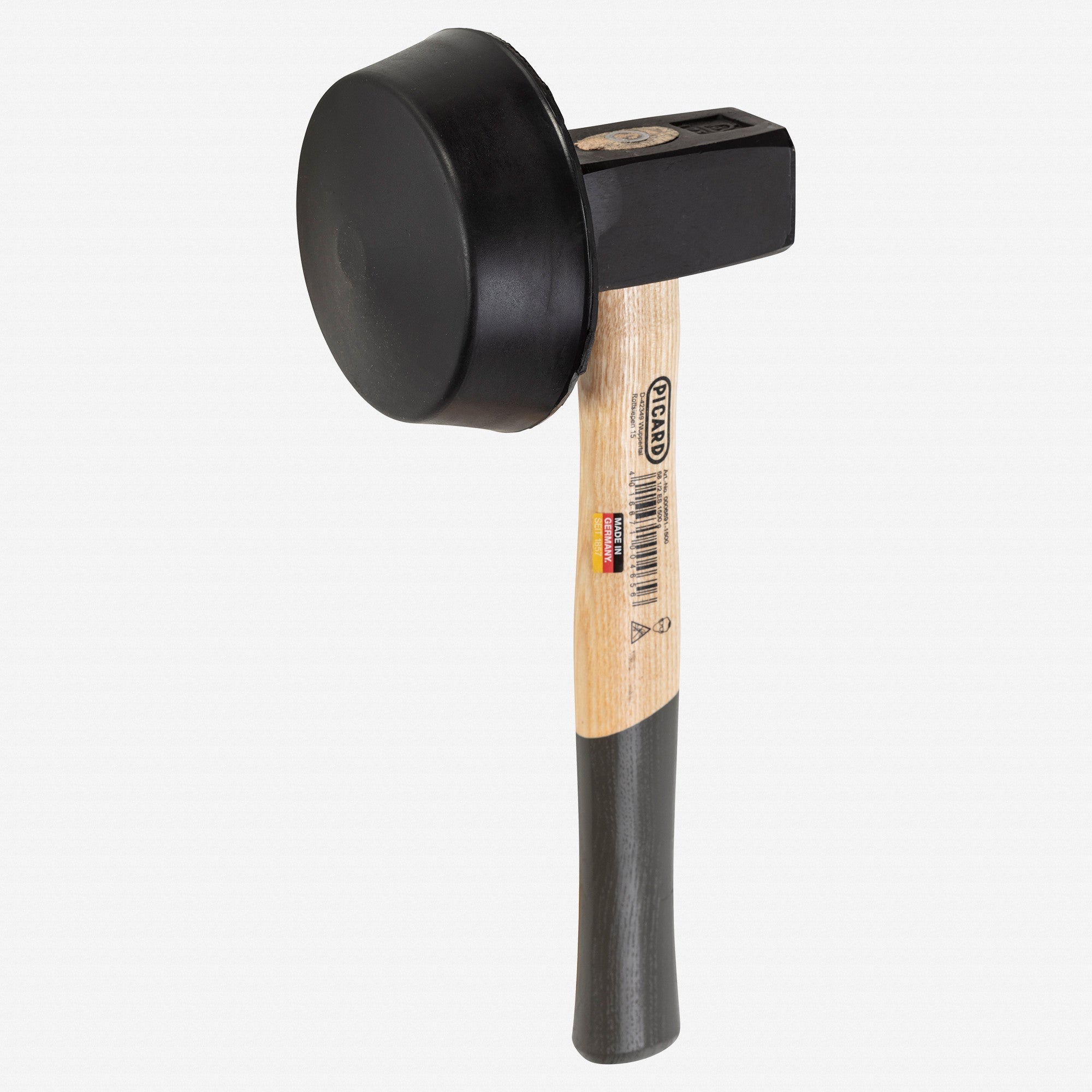 Picard 68 Pavers' Hammer with Screwed Round Rubber Face, Ash Handle, 2400g - PC0006891-1500 - KC Tool