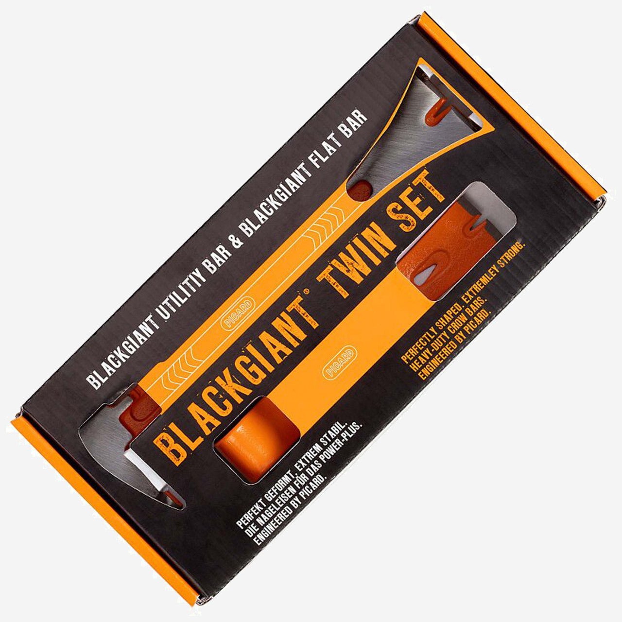 Picard Blackgiant Utility Nail Puller (10”) & Flat Bar (7”) Set - PC04699-111 - KC Tool