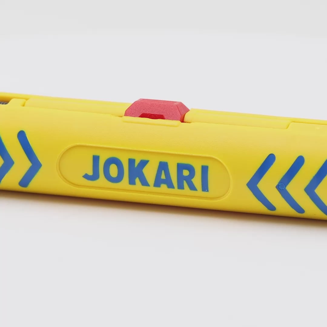 Load video: Jokari Secura Coaxi No. 1 Cable Stripper