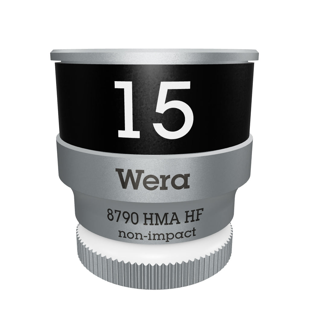 Wera 003010 8790 HMA HF Zyklop Socket, 1/4" Drive with Holding Function - 15mm - WR003010 - KC Tool