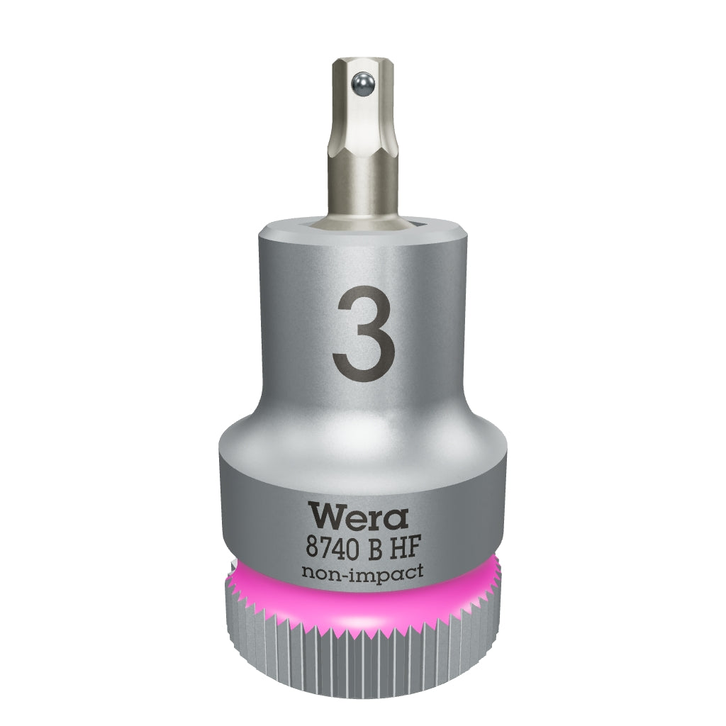 Wera 003030 3/8" Drive Zyklop Hex-Plus Bit Socket with Holding Function 3.0 mm - WR003030 - KC Tool