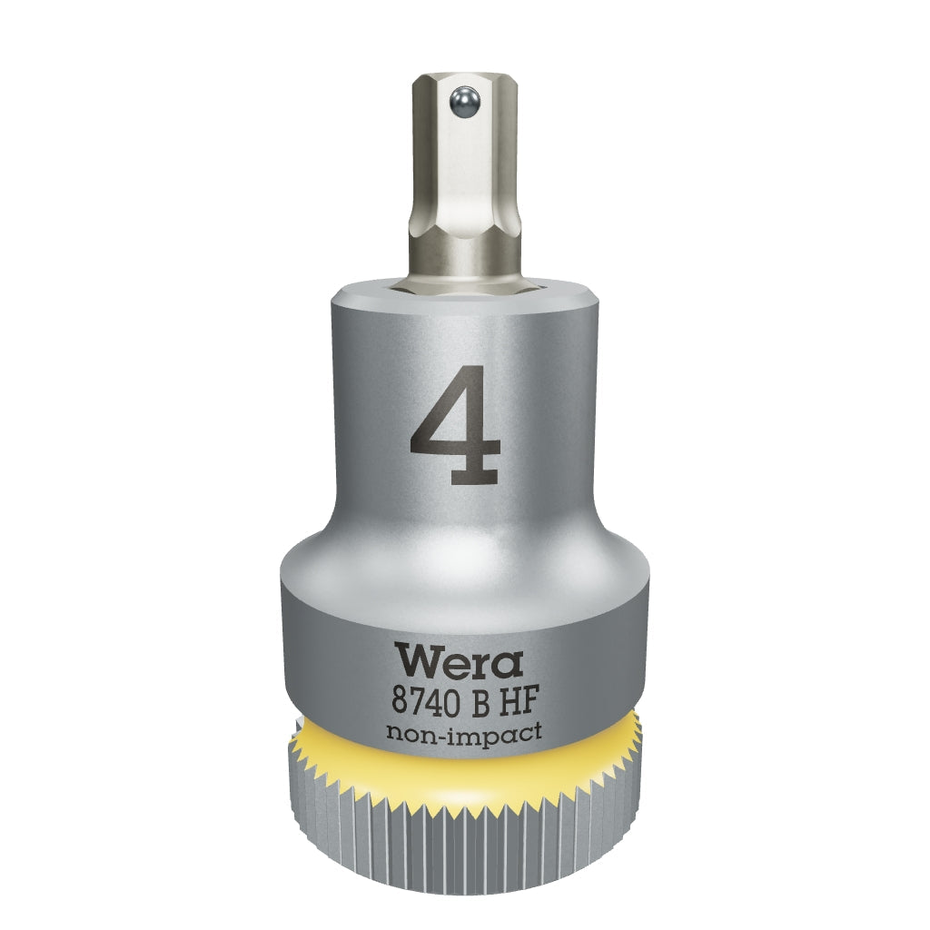 Wera 003031 3/8" Drive Zyklop Hex-Plus Bit Socket with Holding Function 4.0 mm - WR003031 - KC Tool