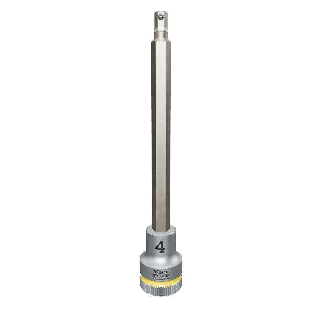 Wera 003032 3/8" Drive Zyklop Hex-Plus Bit Socket with Holding Function 4.0 mm Long - WR003032 - KC Tool