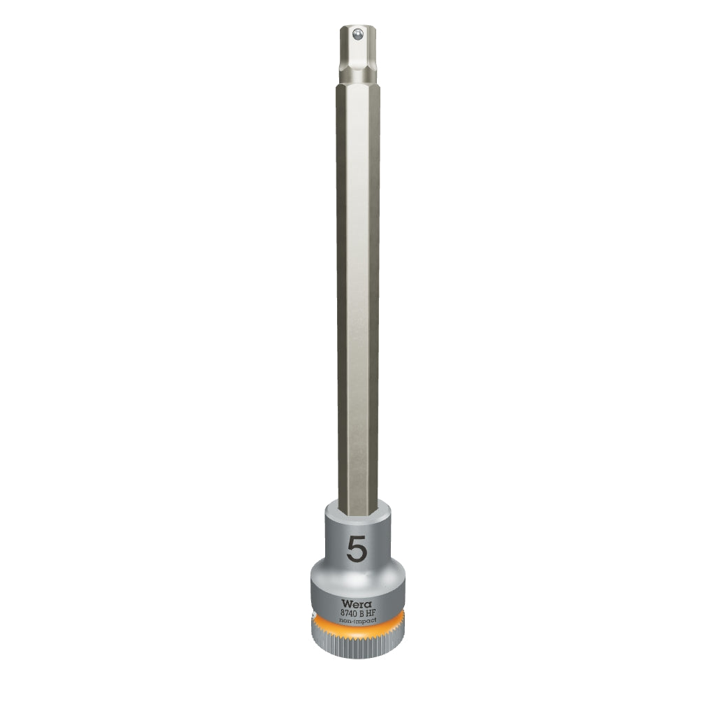 Wera 003034 3/8" Drive Zyklop Hex-Plus Bit Socket with Holding Function 5.0 mm Long - WR003034 - KC Tool