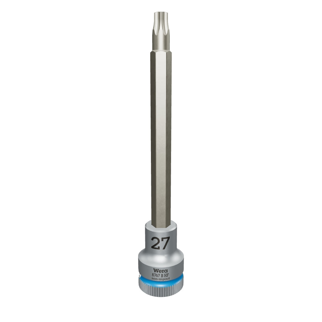 Wera 003065 3/8" Drive Zyklop TORX® Bit Socket with Holding Function T27 Long - WR003065 - KC Tool