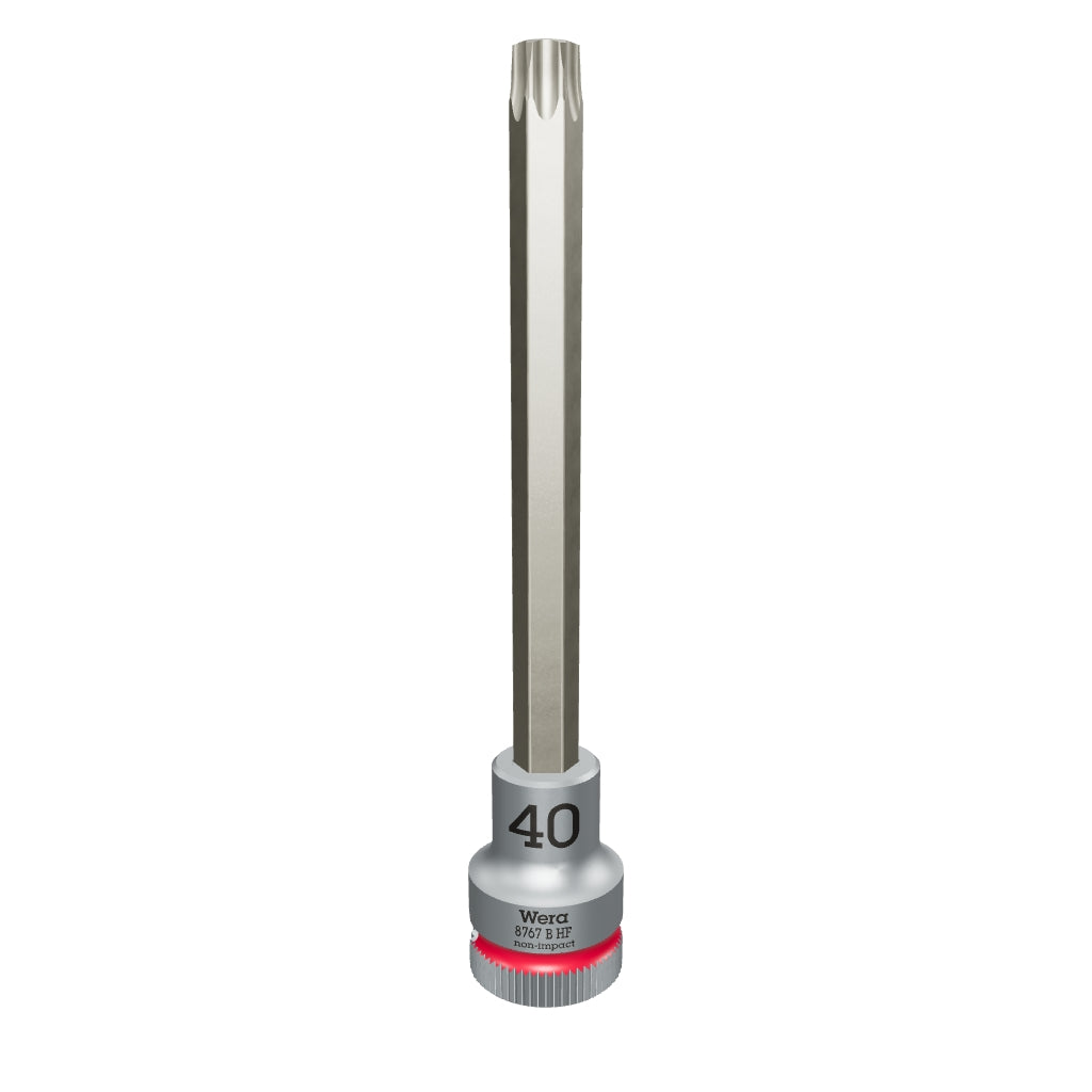 Wera 003069 3/8" Drive Zyklop TORX® Bit Socket with Holding Function T40 Long - WR003069 - KC Tool
