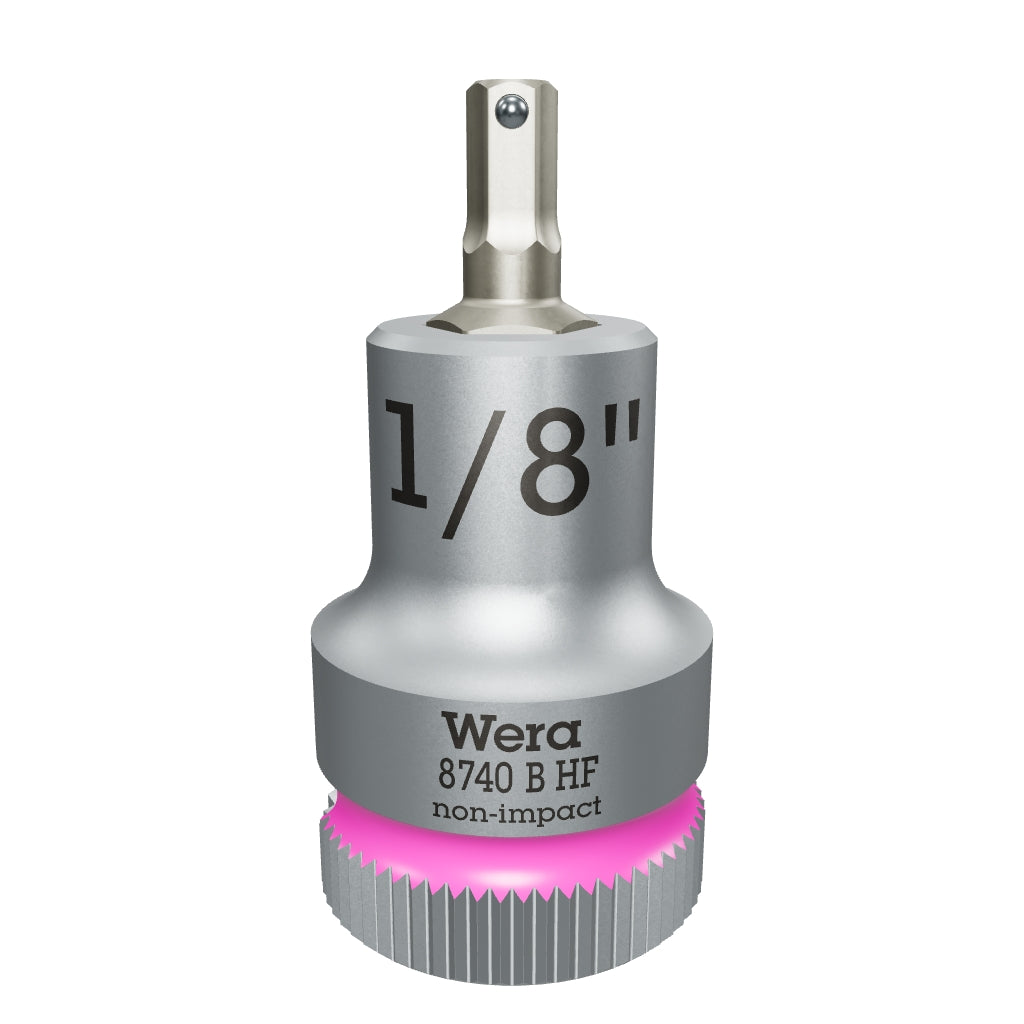 Wera 003080 3/8" Drive Zyklop Hex-Plus Bit Socket with Holding Function 1/8" - WR003080 - KC Tool