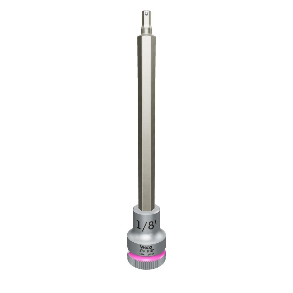 Wera 003081 3/8" Drive Zyklop Hex-Plus Bit Socket with Holding Function 1/8" Long - WR003081 - KC Tool