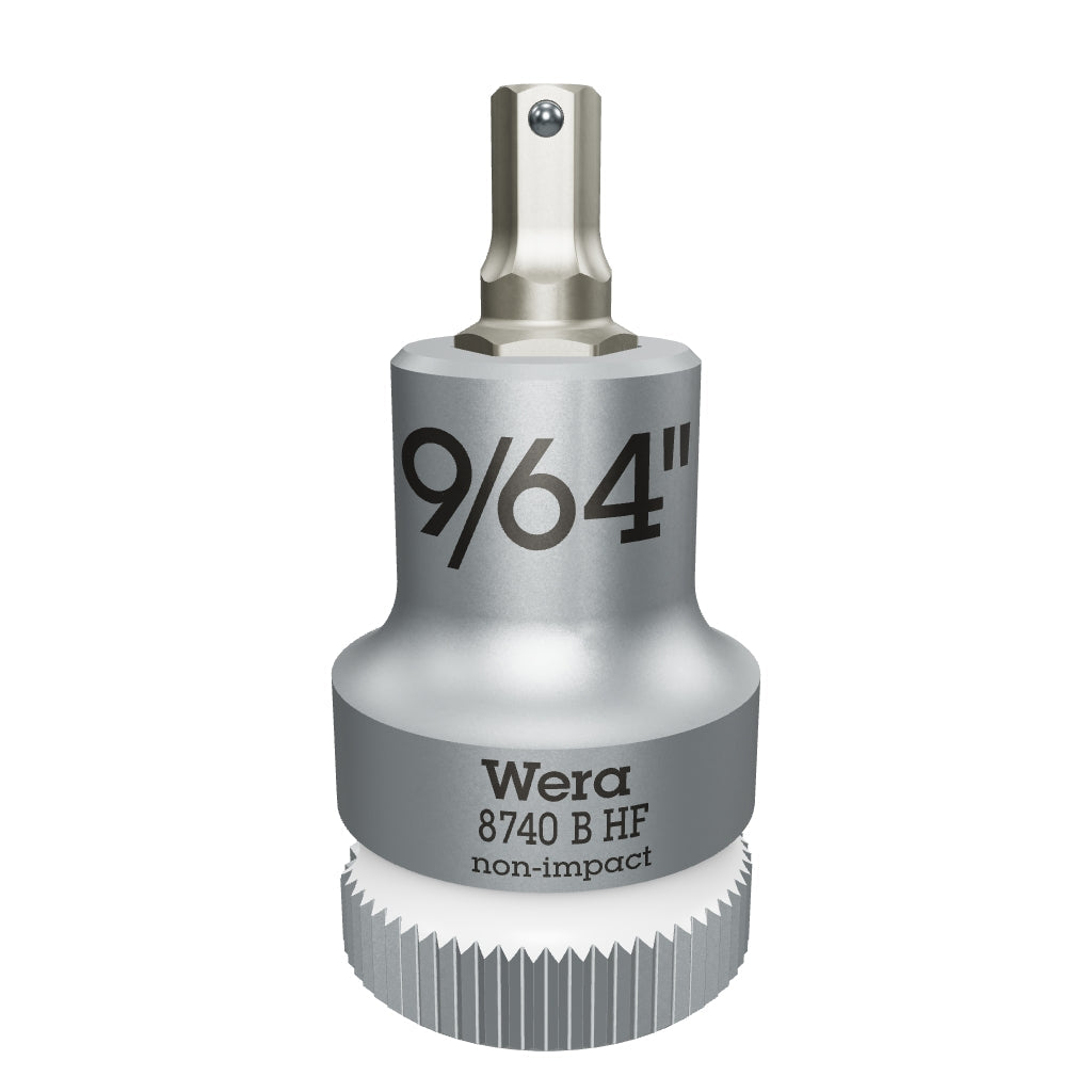 Wera 003082 3/8" Drive Zyklop Hex-Plus Bit Socket with Holding Function 9/64" - WR003082 - KC Tool