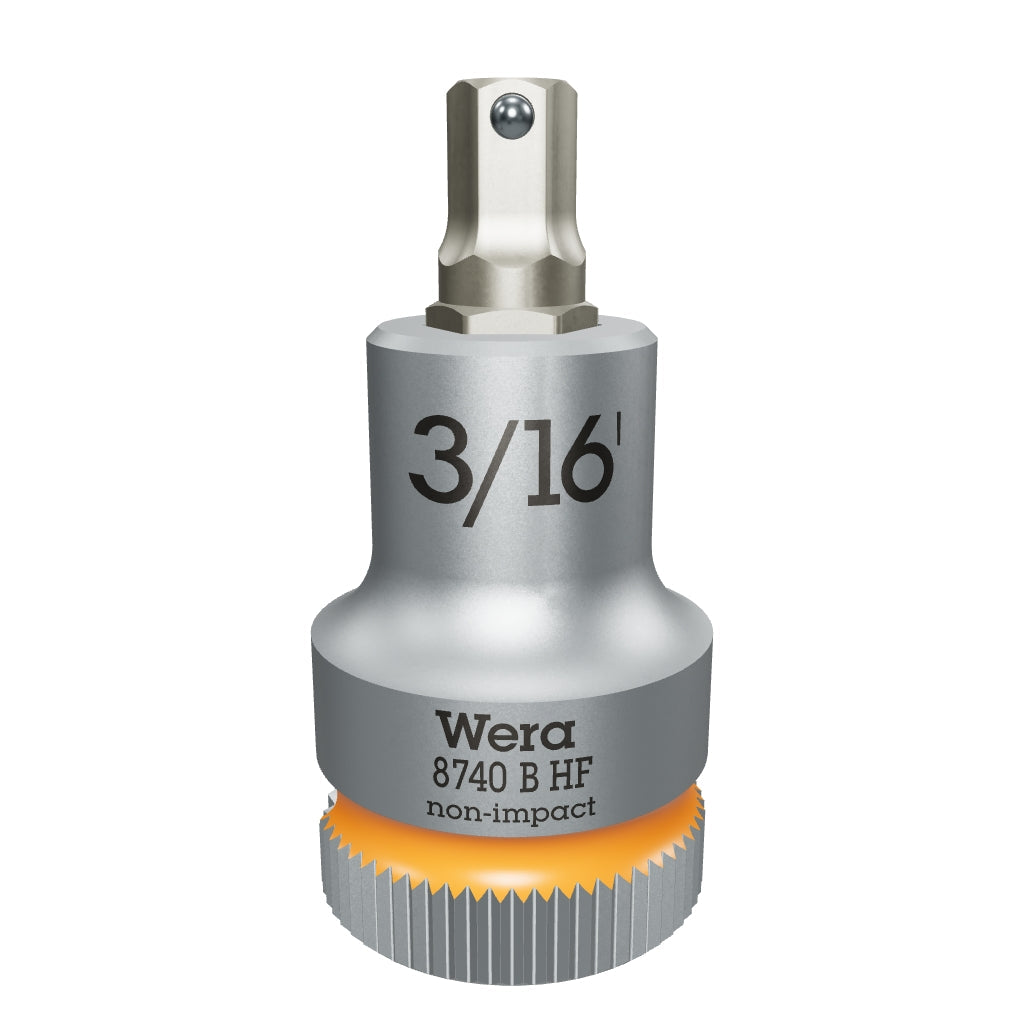Wera 003085 3/8" Drive Zyklop Hex-Plus Bit Socket with Holding Function 3/16" - WR003085 - KC Tool
