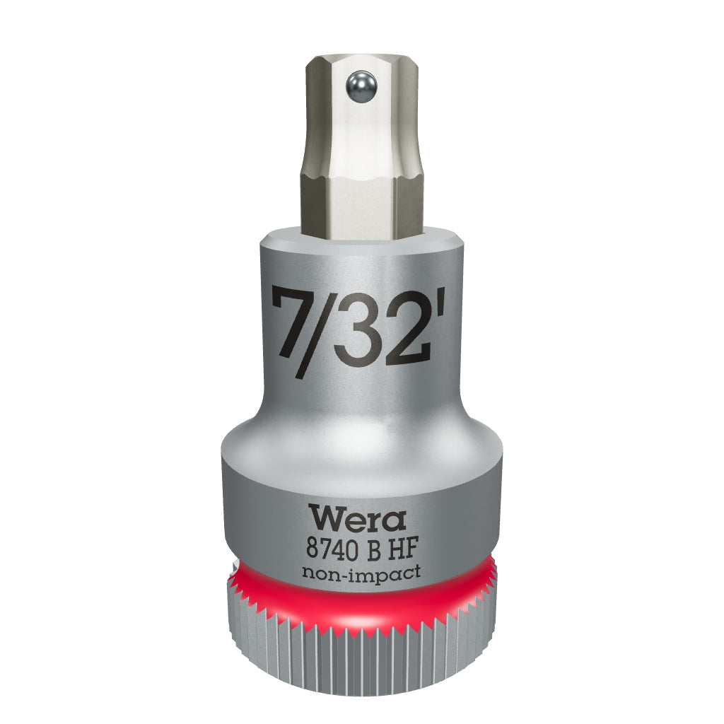 Wera 003087 3/8" Drive Zyklop Hex-Plus Bit Socket with Holding Function 7/32" - WR003087 - KC Tool