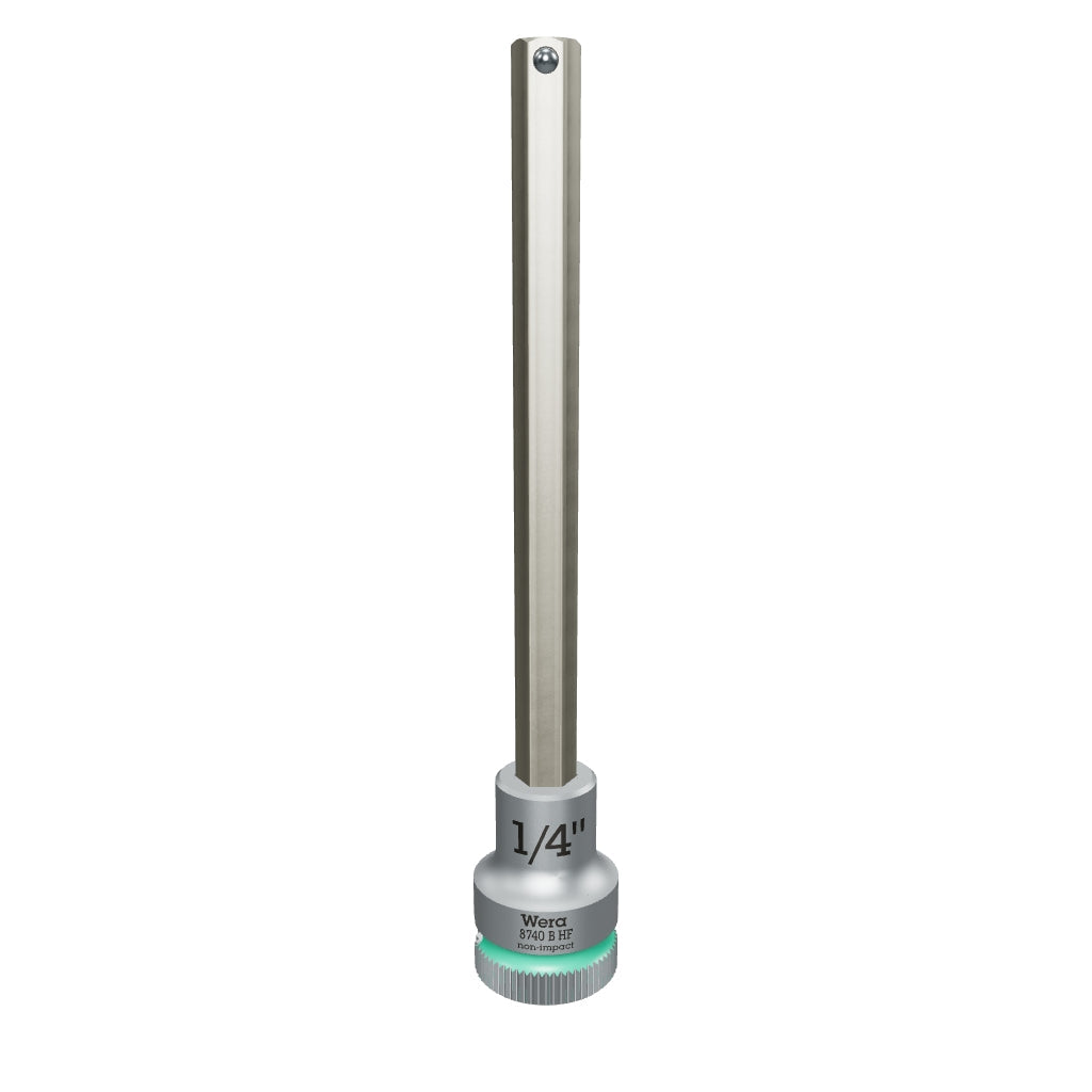Wera 003090 3/8" Drive Zyklop Hex-Plus Bit Socket with Holding Function 1/4" Long - WR003090 - KC Tool