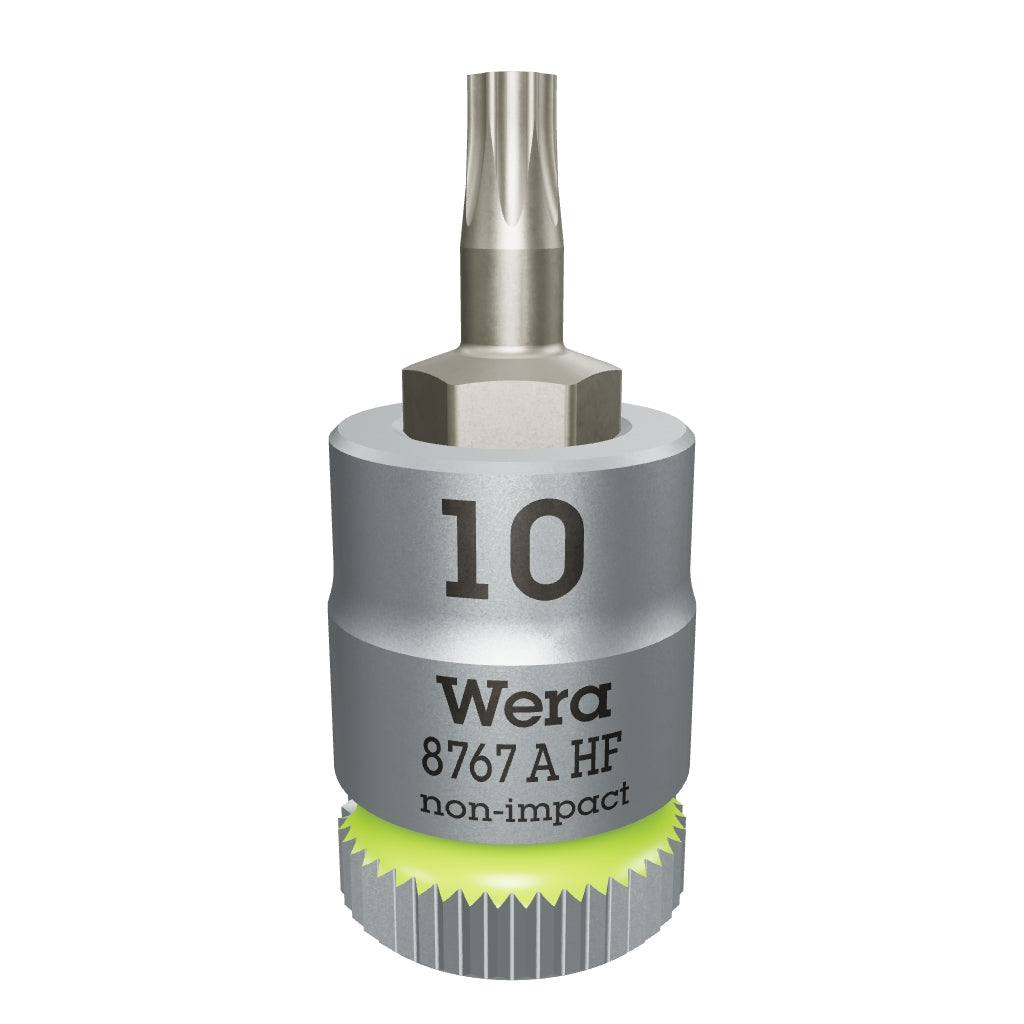 Wera 003362 8767 A HF TORX® Zyklop Bit Socket 1/4" Drive with Holding Function , TX 10 x 28 mm - WR003362 - KC Tool