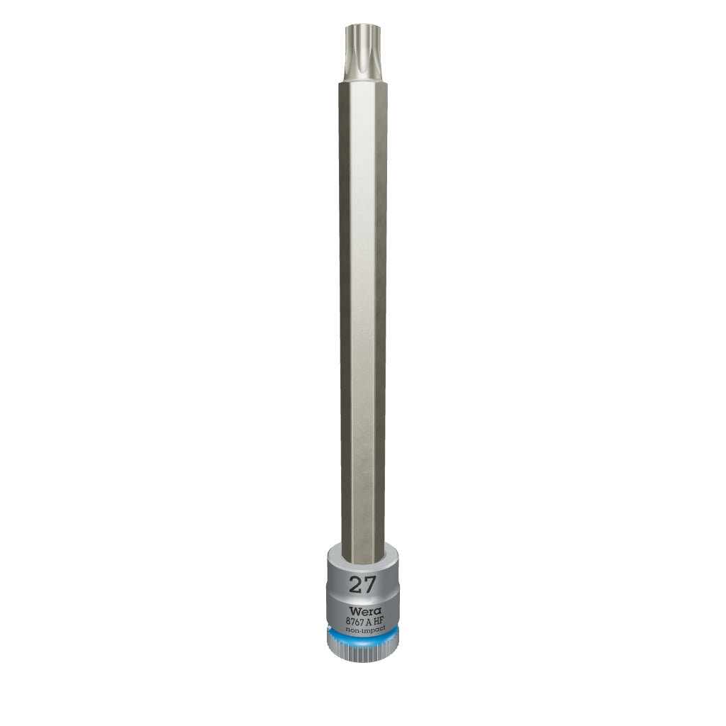 Wera 003368 8767 A HF TORX® Zyklop Bit Socket 1/4" Drive with Holding Function , TX 27 x 100 mm - WR003368 - KC Tool