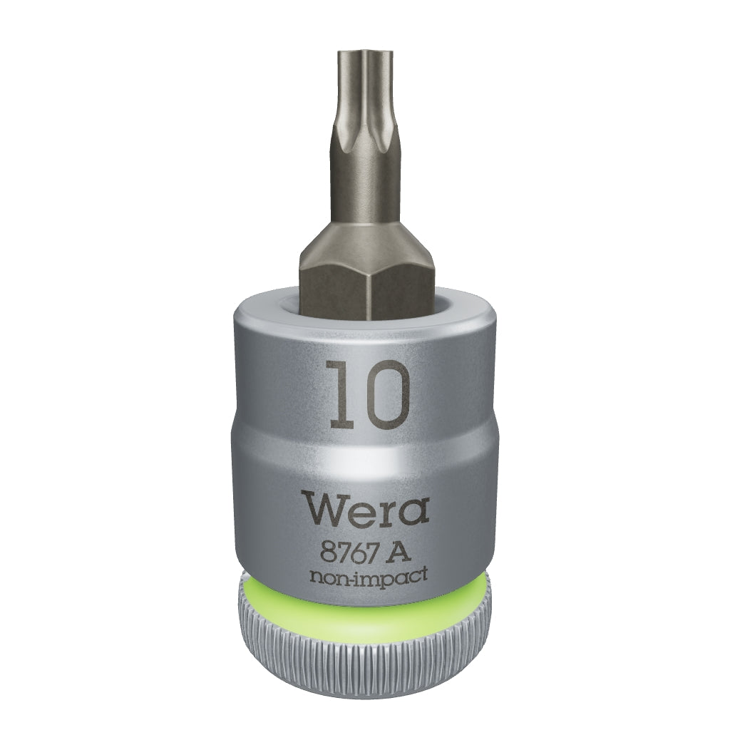 Wera 003390 8767 A TORX® Zyklop Bit Socket with 1/4" Drive, T10 - WR003390 - KC Tool
