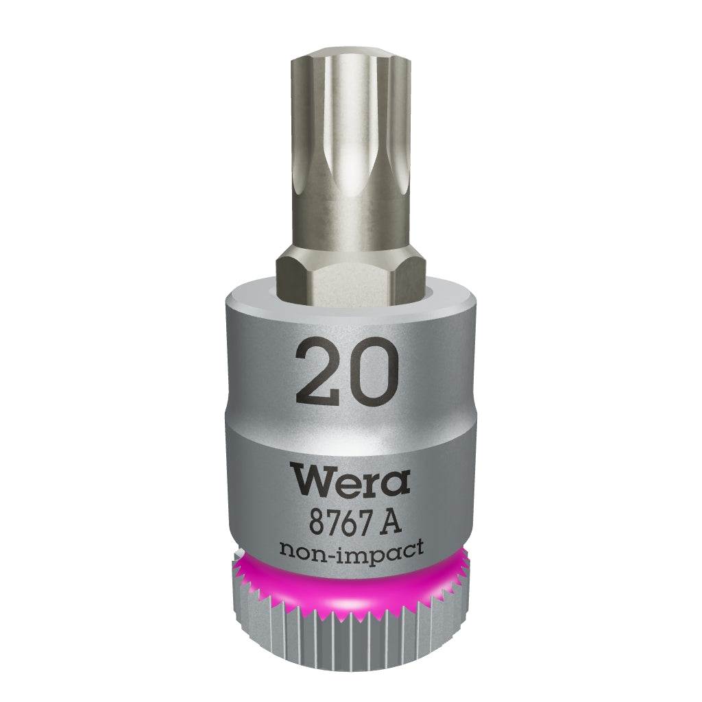 Wera 003391 8767 A TORX® Zyklop Bit Socket with 1/4" Drive, T20 - WR003391 - KC Tool