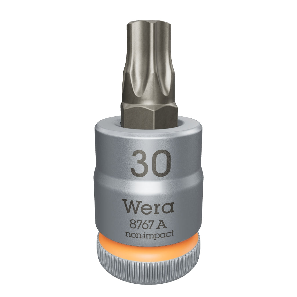Wera 003393 8767 A TORX® Zyklop Bit Socket with 1/4" Drive, T30 - WR003393 - KC Tool