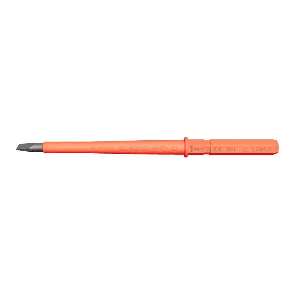 Wera 003405 Kraftform Kompakt VDE 60 i 6.5mm Slotted Insulated Blade - WR003405 - KC Tool