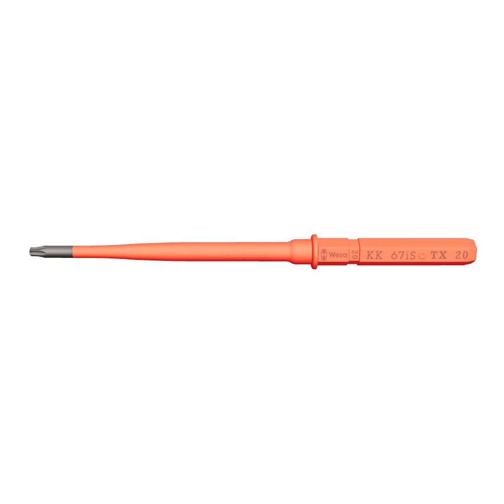 Wera 003438 Kraftform Kompakt VDE 67 iS T20 TORX® Insulated Slim Blade - WR003438 - KC Tool