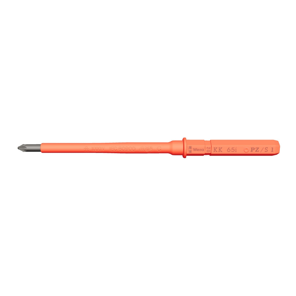 Wera 003445 Kraftform Kompakt VDE 65 i PZ/S #1 PlusMinus Insulated Blade - WR003445 - KC Tool