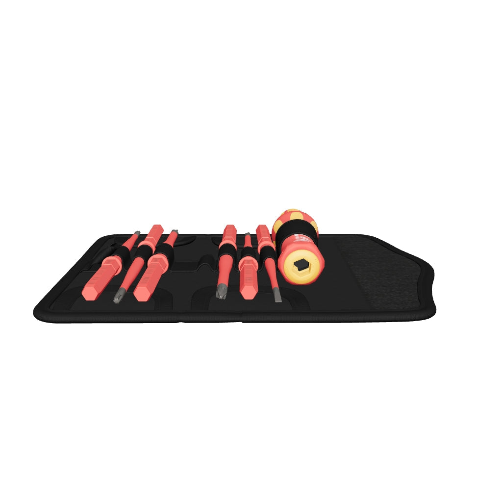 Wera 003475 Kraftform Kompakt VDE 7 Extra Slim Set 1, 7 Pieces - WR003475 - KC Tool