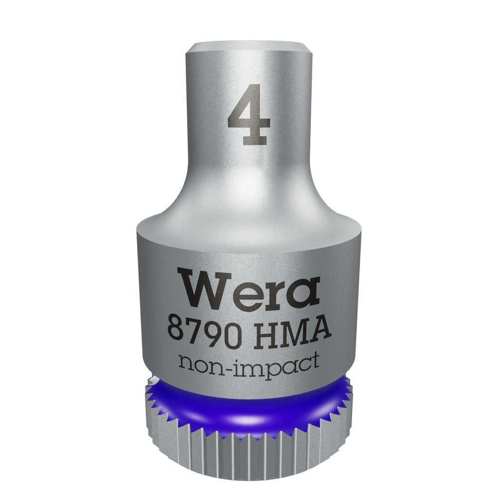Wera 003501 4 x 1/4" Zyklop Socket - WR003501 - KC Tool