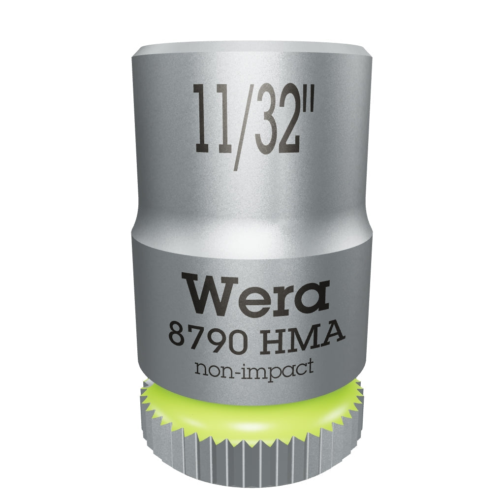 Wera 003519 11/32" x 1/4" Zyklop Socket - WR003519 - KC Tool