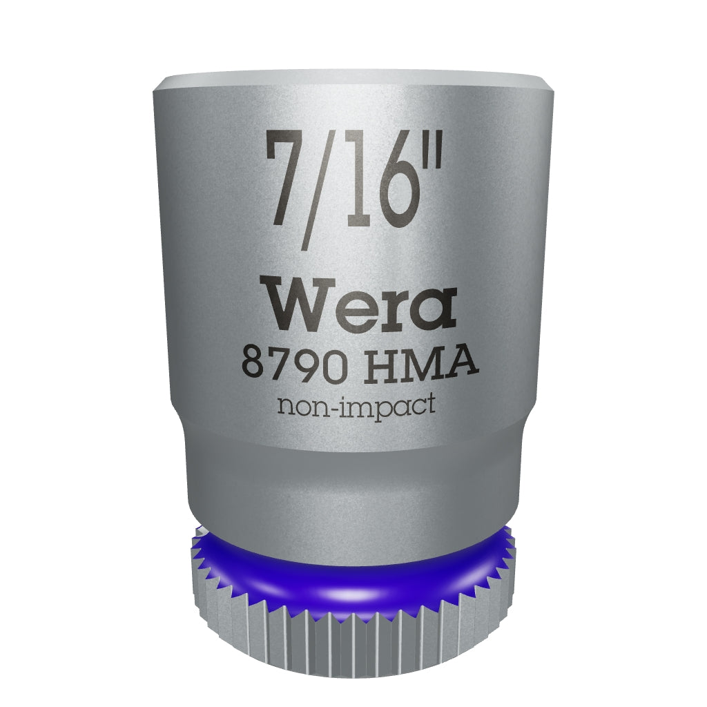 Wera 003521 7/16" x 1/4" Zyklop Socket - WR003521 - KC Tool