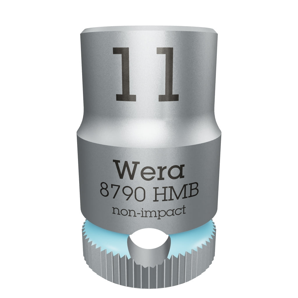 Wera 003556 11 x 3/8" Zyklop Socket - WR003556 - KC Tool