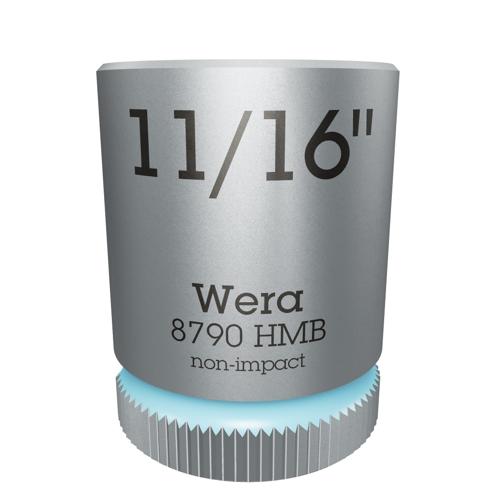 Wera 003577 11/16" x 3/8" Zyklop Socket - WR003577 - KC Tool