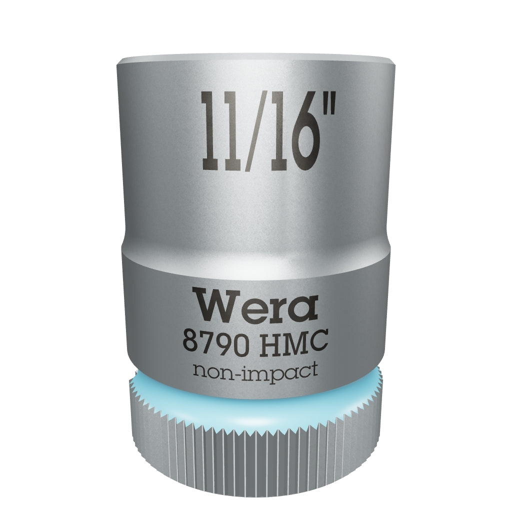 Wera 003624 11/16" x 1/2" Zyklop Socket - WR003624 - KC Tool