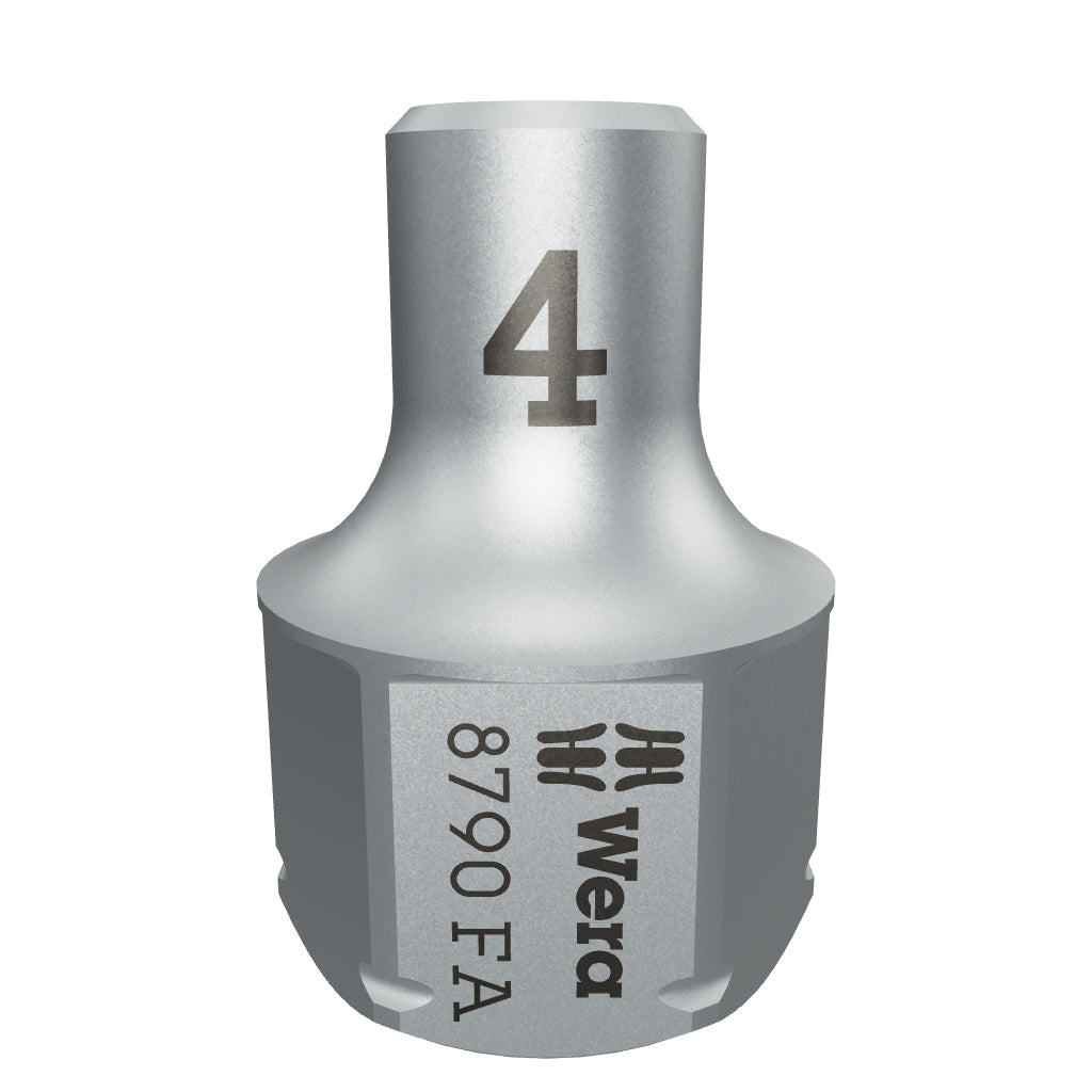 Wera 003665 Zyklop Socket with 1/4" and Hexagon 11 Drive - 4mm - WR003665 - KC Tool