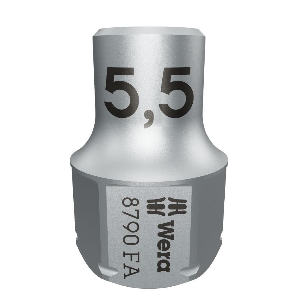 Wera 003668 Zyklop Socket with 1/4" and Hexagon 11 Drive - 5.5mm - WR003668 - KC Tool