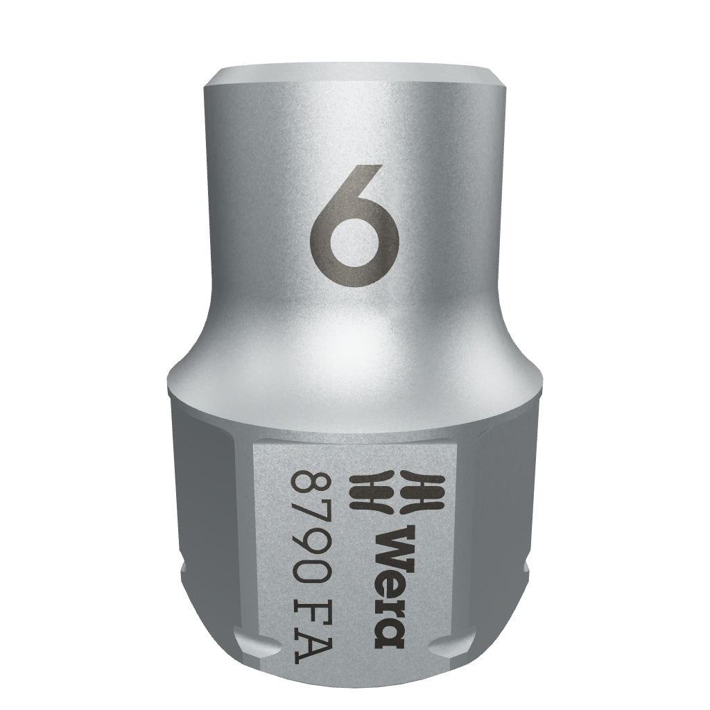 Wera 003669 Zyklop Socket with 1/4" and Hexagon 11 Drive - 6mm - WR003669 - KC Tool