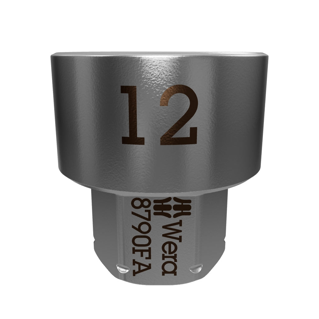 Wera 003684 Zyklop Socket with 1/4" and Hexagon 11 Drive - 12mm - WR003684 - KC Tool