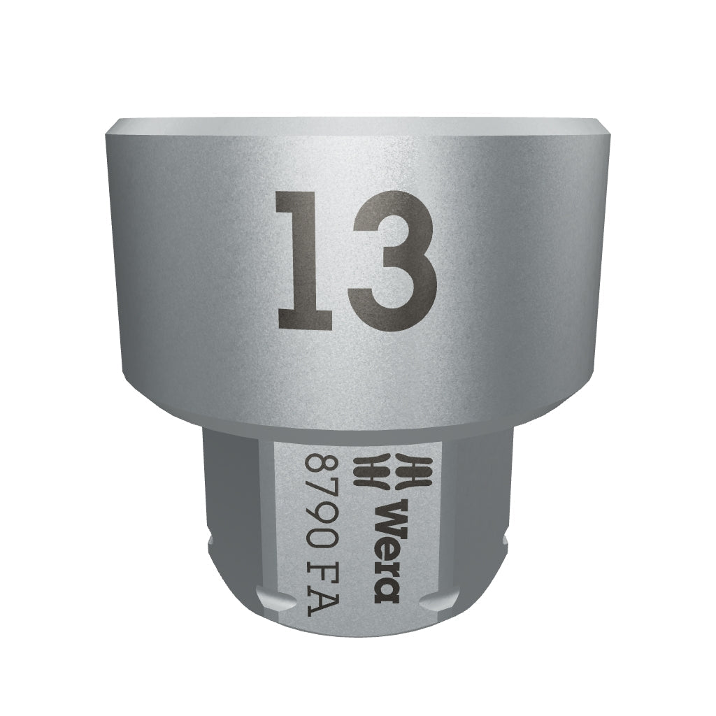 Wera 003685 Zyklop Socket with 1/4" and Hexagon 11 Drive - 13mm - WR003685 - KC Tool