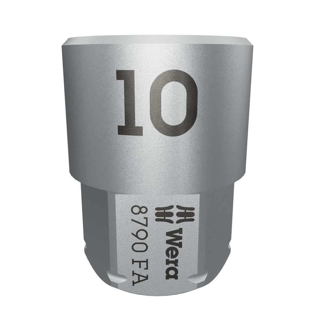 Wera 003690 Zyklop Socket with 1/4" and Hexagon 11 Drive - 10mm - WR003690 - KC Tool