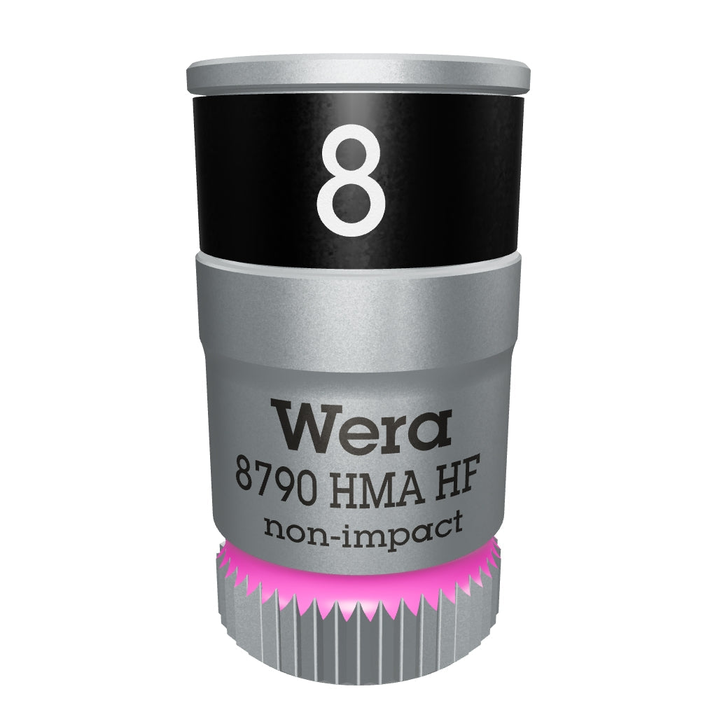 Wera 003723 8790 HMA HF Zyklop Socket, 1/4" Drive with Holding Function - 8.0mm - WR003723 - KC Tool