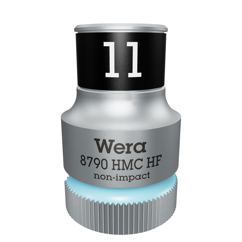 Wera 003731 Zyklop Socket with 1/2" Drive with Holding Function - 11mm - WR003731 - KC Tool