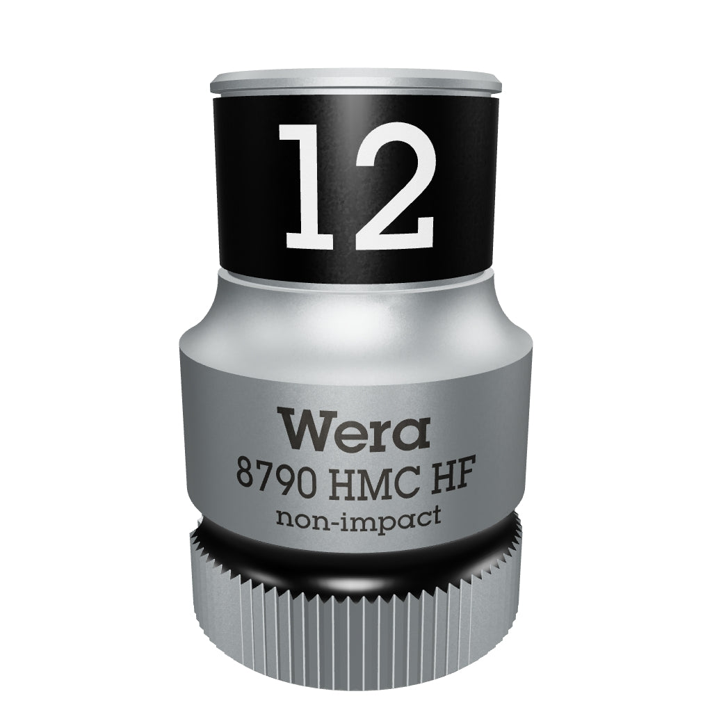 Wera 003732 Zyklop Socket with 1/2" Drive with Holding Function - 12mm - WR003732 - KC Tool