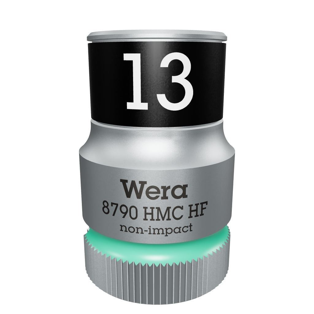 Wera 003733 Zyklop Socket with 1/2" Drive with Holding Function - 13mm - WR003733 - KC Tool