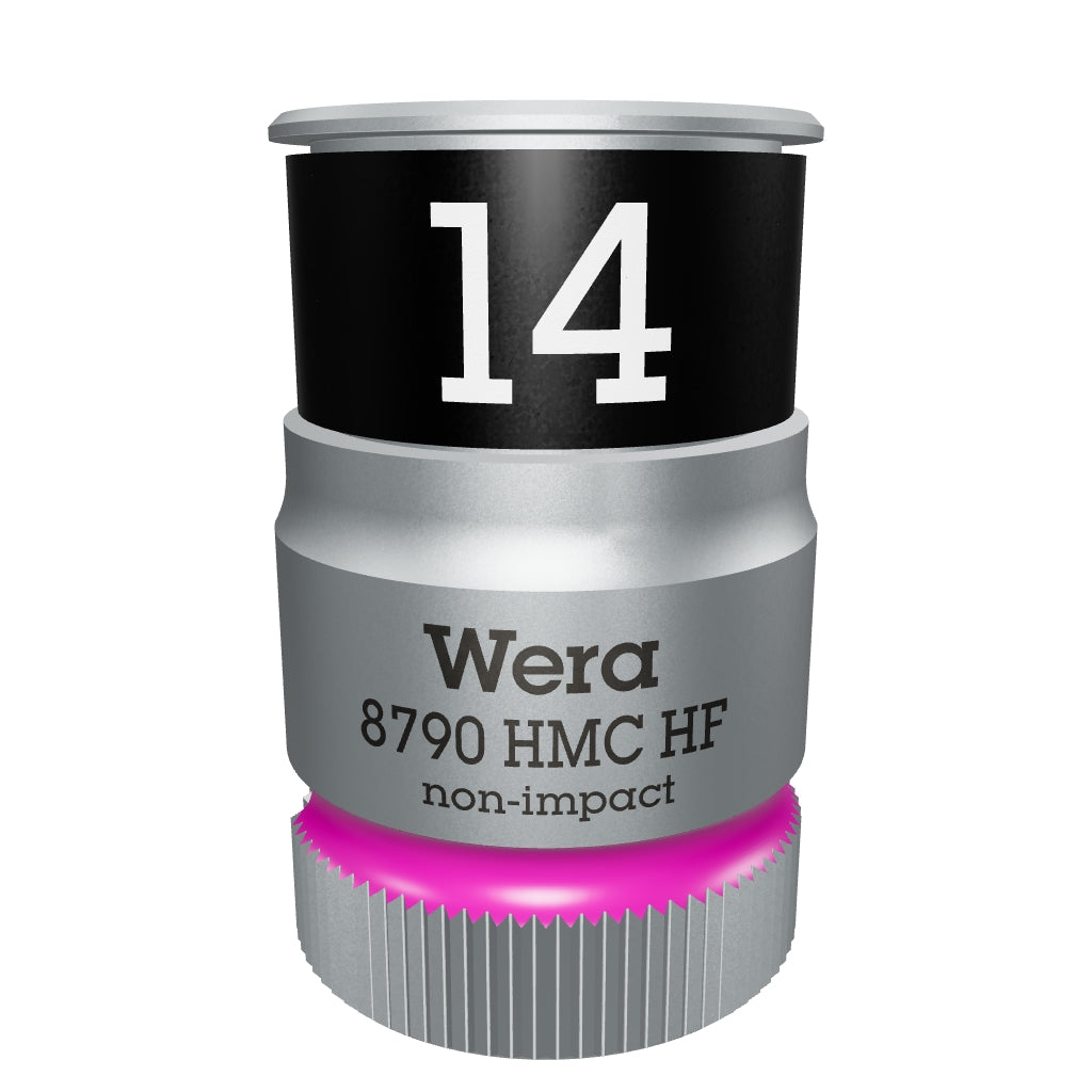 Wera 003734 Zyklop Socket with 1/2" Drive with Holding Function - 14mm - WR003734 - KC Tool