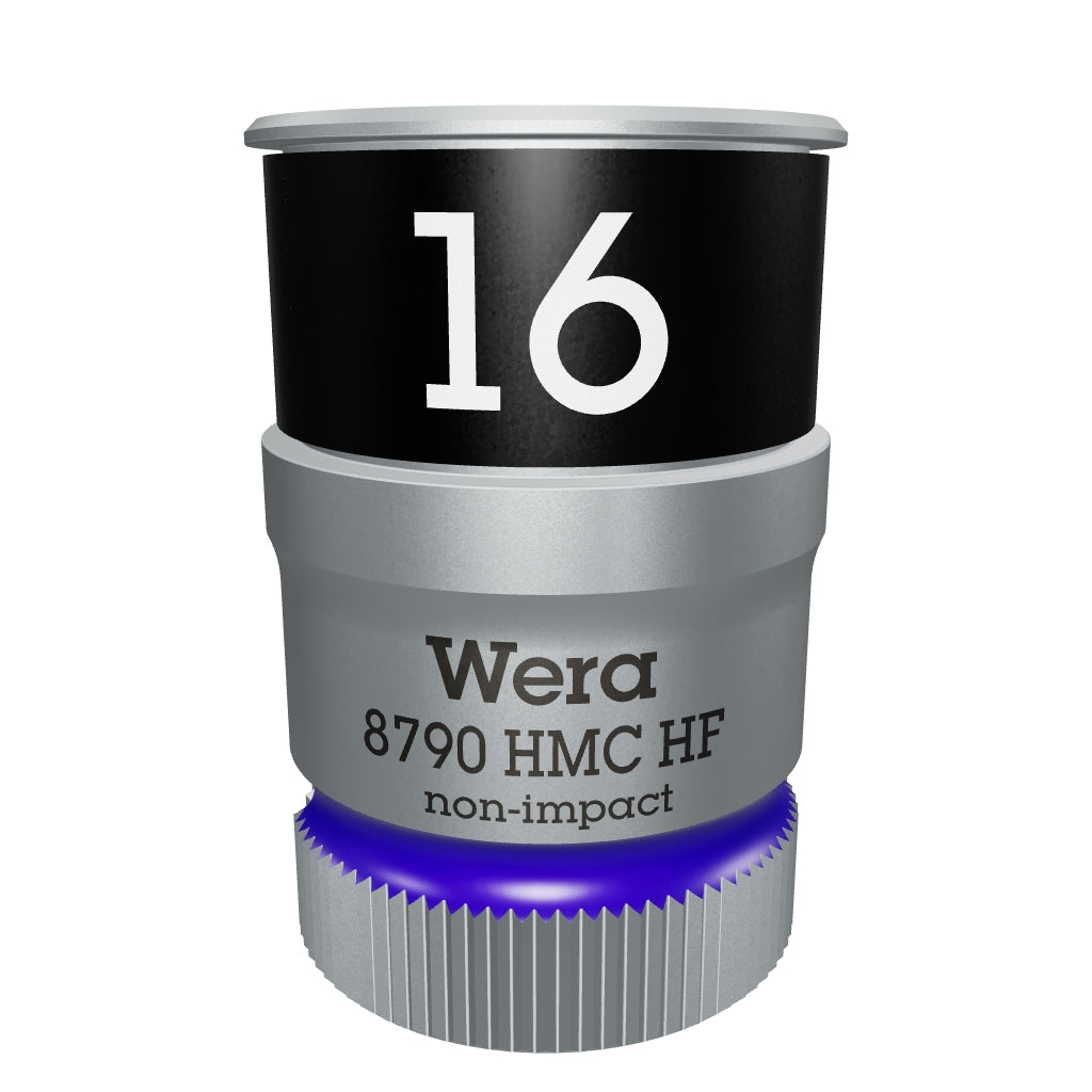 Wera 003736 Zyklop Socket with 1/2" Drive with Holding Function - 16mm - WR003736 - KC Tool
