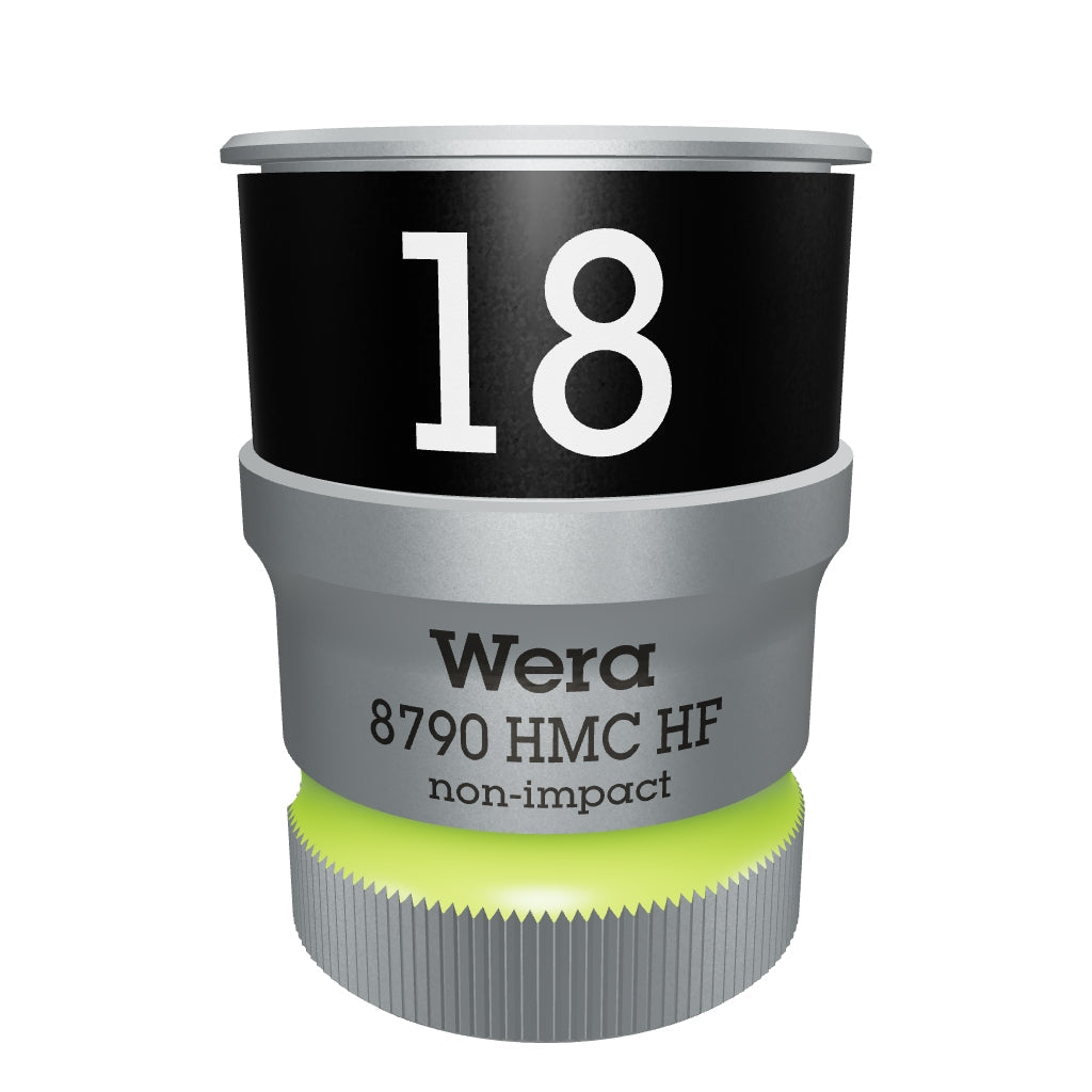 Wera 003738 Zyklop Socket with 1/2" Drive with Holding Function - 18mm - WR003738 - KC Tool